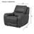 Contemporary Style Power Recliner With Oversized Seat, Track Arms, And High-Density Foam For Ultimate Comfort And Support, Recliner-1446287361
