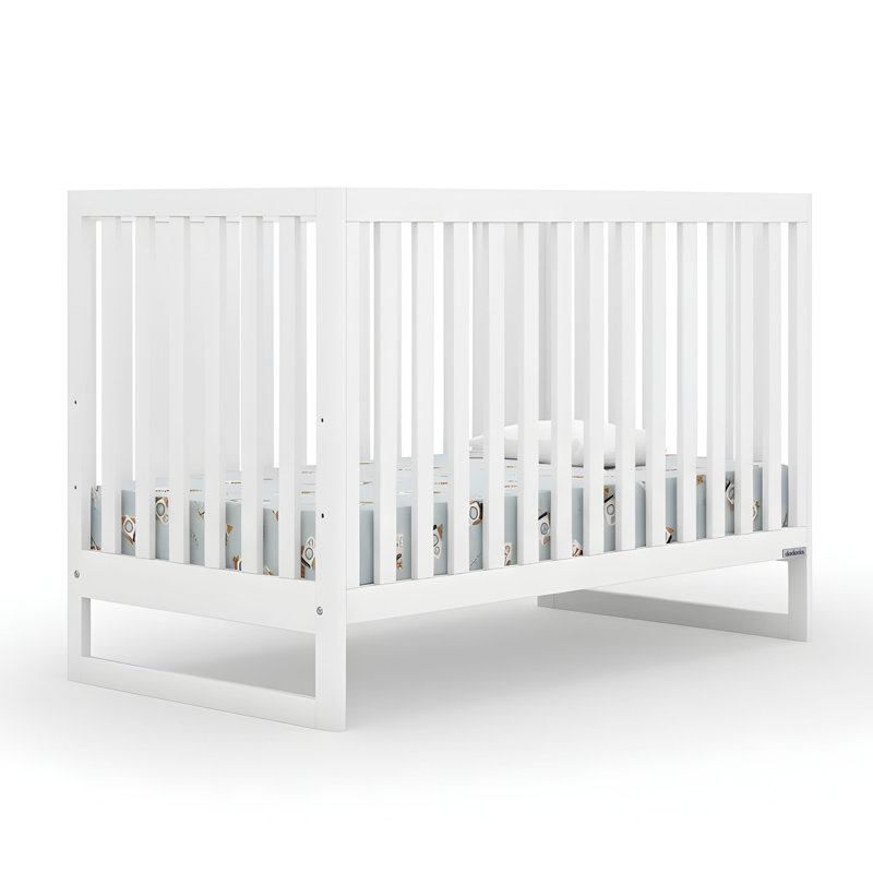 Austin 3-in-1 Convertible Crib, Natural, White