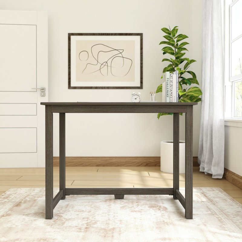 Essays Large Writing Desk, Clay, 29.75"H x 39.5"W x 19.75"D