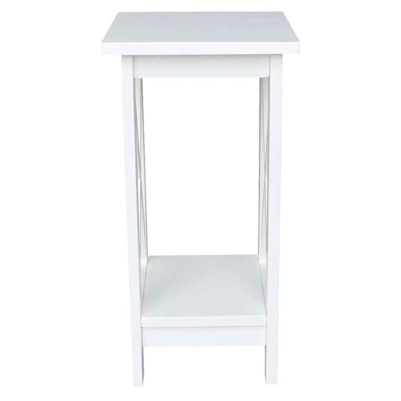 Support pour plante 24 po, Blanc plage
