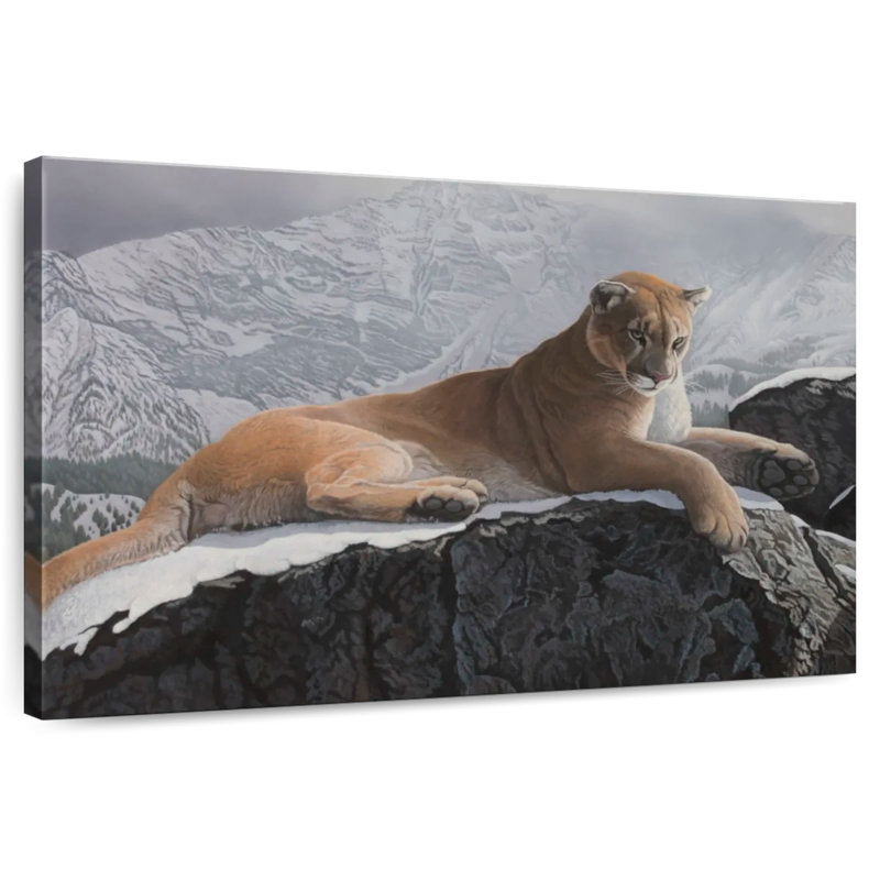 Brampt Alpine Hunter, 34" H x 51" W