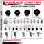 Jeu de roulettes extensibles en caoutchouc souple de 1 1/2 pouce pivotant sur roues 2 freins SCC