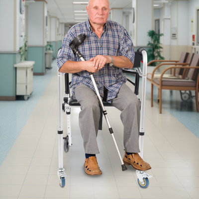 Foldable And Lockable Walker