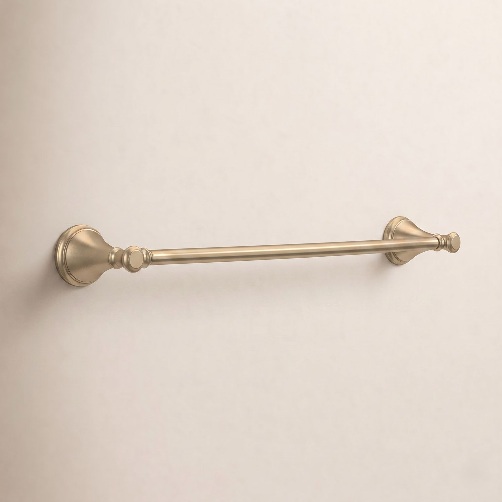 Cassidy™ 24" Wall-Mounted Towel Bar, Brilliance Champagne Bronze, 3.62'' H X 24.06'' L X 4.53'' D