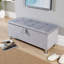 Philone Fabric Upholstered Storage Bench-1245034874