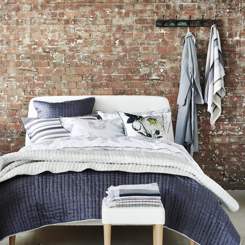 Chenevard Silver & Slate Quilt, California King