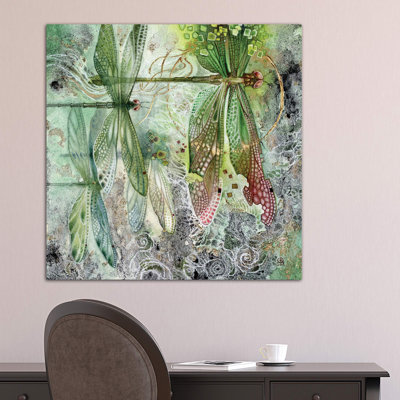 Flow 1 Piece Wrapped Canvas Painting