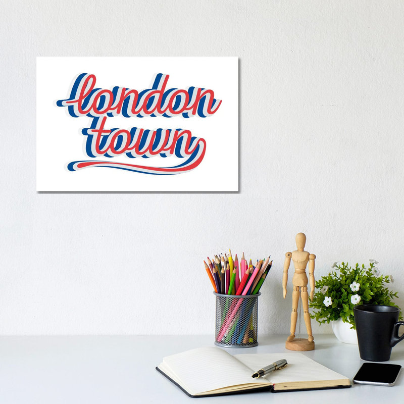 London Town by The Native State - Wrapped Canvas Gallery-Wrapped Canvas Giclée, 20.32 cm H x 30.48 cm W