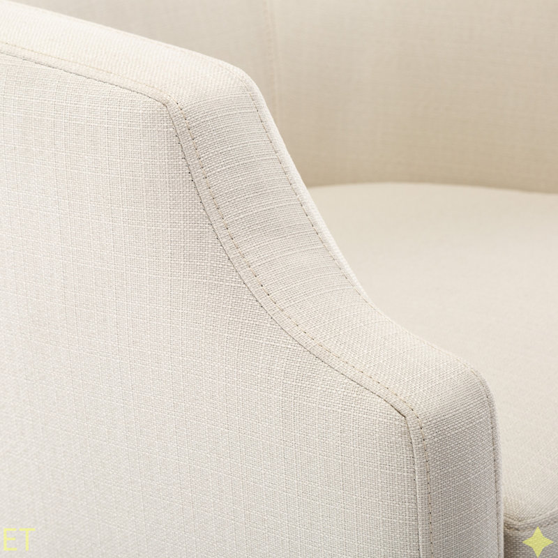Fauteuil demi-tonneau Isabelle, Naturel