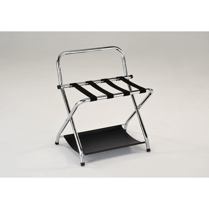 Porte-bagages pliable avec tablette de rangement