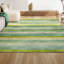 Tapis rayé vert / bleu Aliyaah-848966240