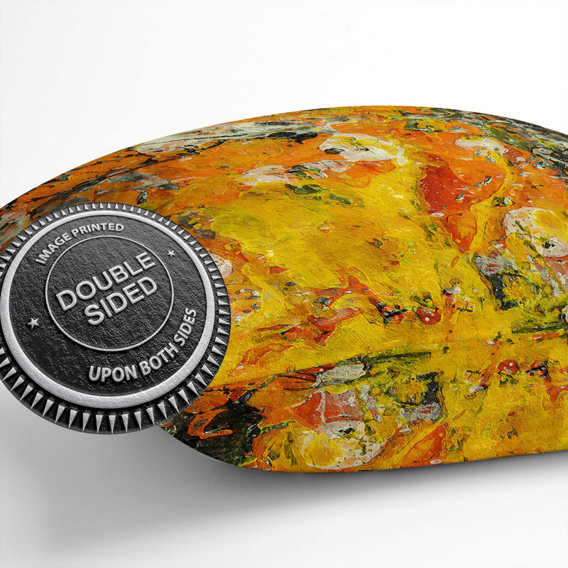 Abstract Square Throw Cushion, 55 x 55 cm