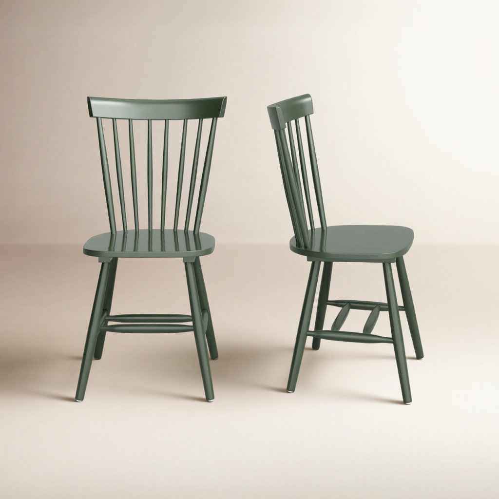 Matanna Oak Dining Chair, Dusty Green