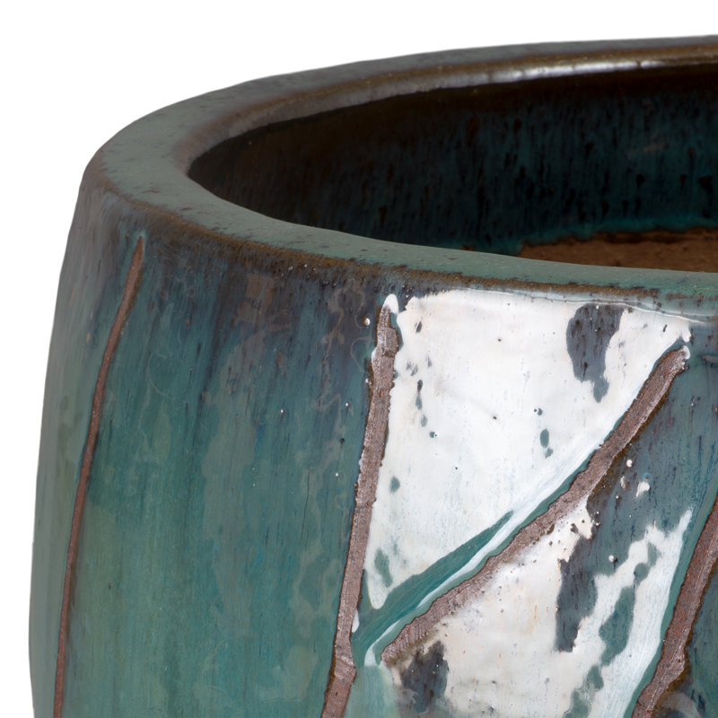 Daigen Handmade Ceramic Pot Planter, 20"H x 20"W x 20"D