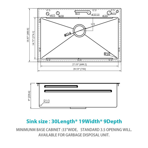 Dimensions du produit