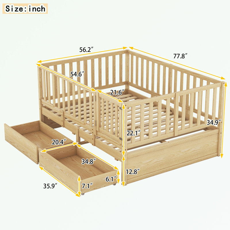 Ashtian Daybed, Full, Natural