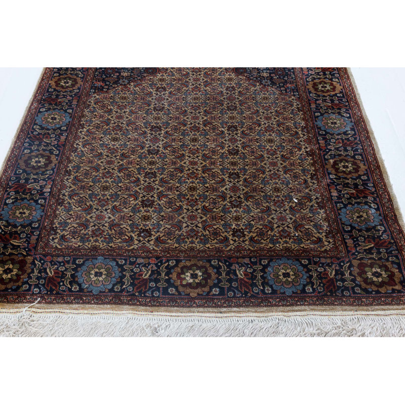 Vintage One-of-a-Kind Rectangle 3'8" x 5'2" Area Rug
