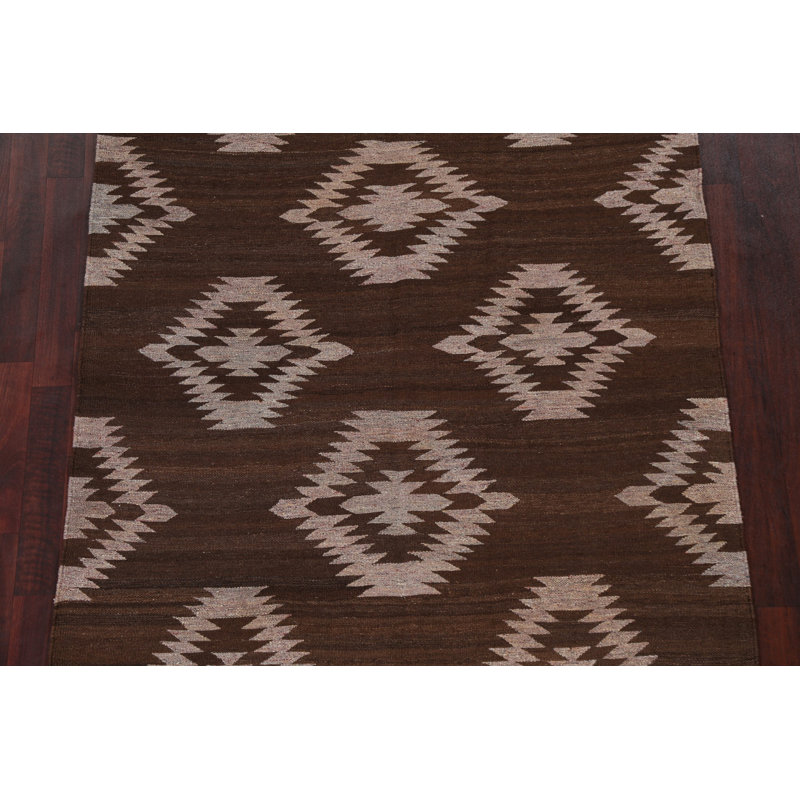 Tapis oriental fabriqué à la main teinture naturelle 5 x 7