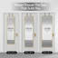 Support mural 57 po x 16 po pour miroir, au-dessus de la porte, fixation murale or-1580682069-1580682071