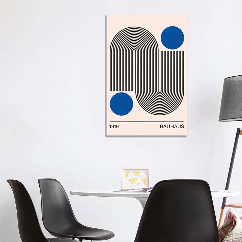 Bauhaus Art II by Vitor Costa - Wrapped Canvas Gallery-Wrapped Canvas Giclée, 66.04 cm H x 45.72 cm W