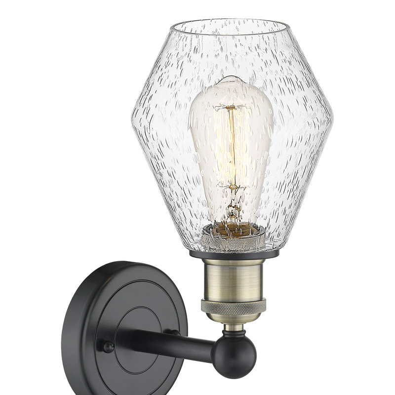 Amylea Armed Sconce, Seedy, Black Antique Brass