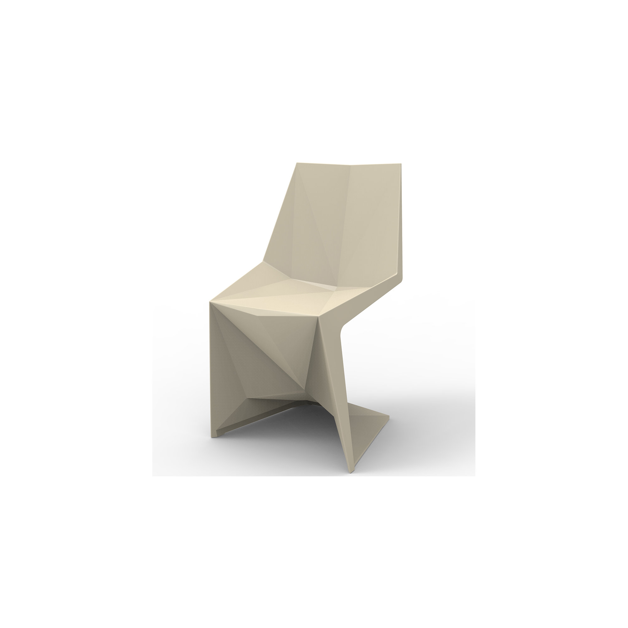 Voxel Chair, Ecru