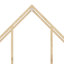 Lit de plancher en forme de maison en bois Amarionna avec clôture, garde-corps-1109522885-1119669135