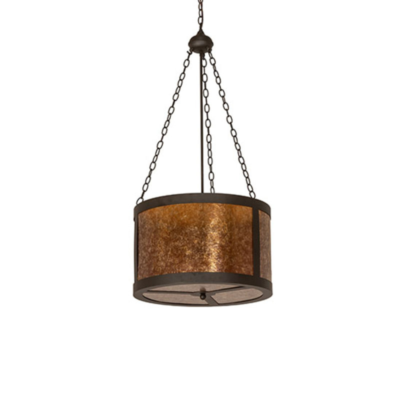 Smythe Craftsman 4 - Light Drum Chandelier