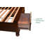 Lit gigogne simple en pin, monobloc
