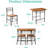 2 - Person Four Leg Dining Set
