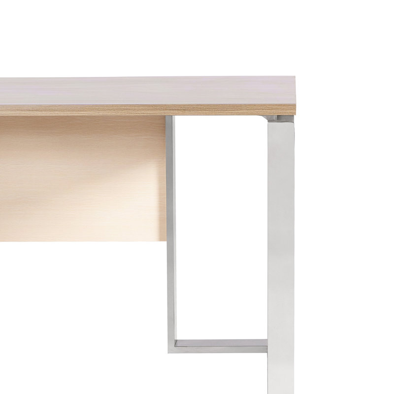 Table de conférence rectangulaire, Chêne clair, H 47,24 po x L 94,49 po x l 29,53 po