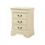 Table de chevet traditionnelle beige pour toute chambre à coucher