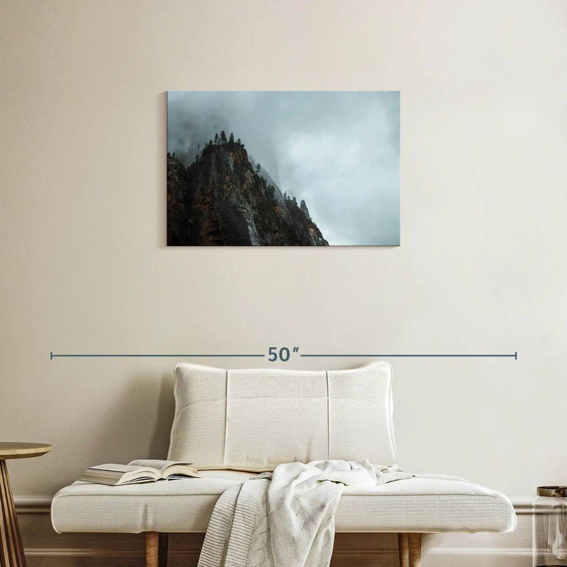 Alvord Foggy Rocky Mountain Peak, H 20 po x l 30 po