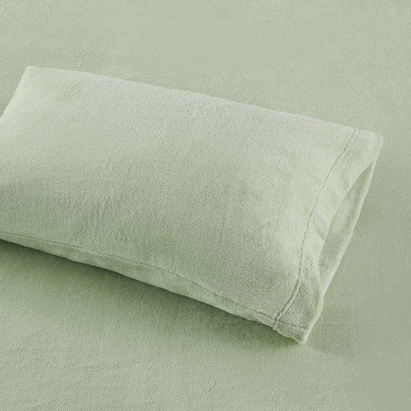 Sage Green Microfiber Full-Size 4-Piece Sheet Set