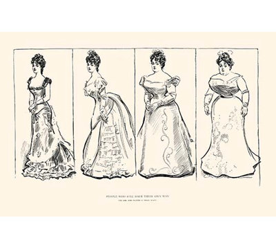 « people qui aura leur propre direction » par charles dana gibson, impression