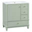 Armoire de meuble-lavabo sur pied 30 po avec lavabo en céramique-595303951