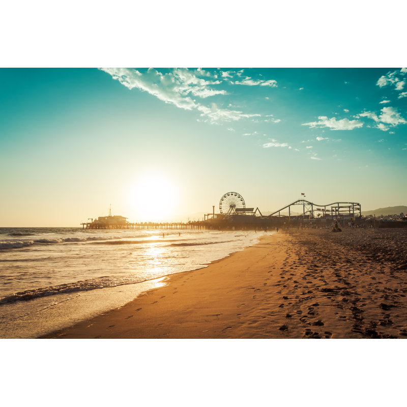 Amusement Park 1 Piece Wrapped Canvas Wall Art, 51cm H x 76cm W x 3.8cm D