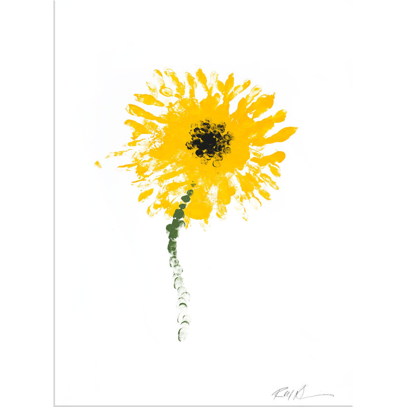 Stipple Flower Print