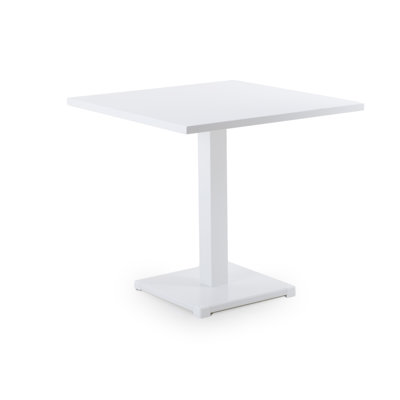 Kelsee Square Metal Outdoor Bistro Table , 31.5'' in. W 31.5'' in. D