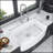 White Farmhouse Sink - Kitchen Sink Ceramic Arch Edge Apron Front Single Bowl Farm Kitchen Sinks
