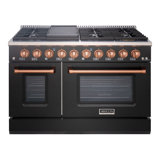 Akicon 48" 6.7 Cubic Feet Smart Natural Gas Range with 8 Burners