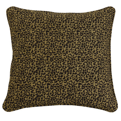 Taie décorative européenne San Angelo Leopard Chenille Western 27x27 pouces