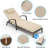 2 Piece Patio Lounge Chairs Set, Adjustable Wicker Chaise Loungers with Cushions & Pillows for Outdoor-1332510225