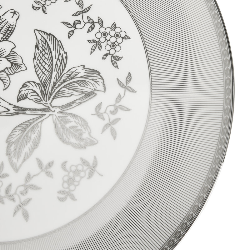 Wedgwood Silver Tonquin Charger Plate 13.3in