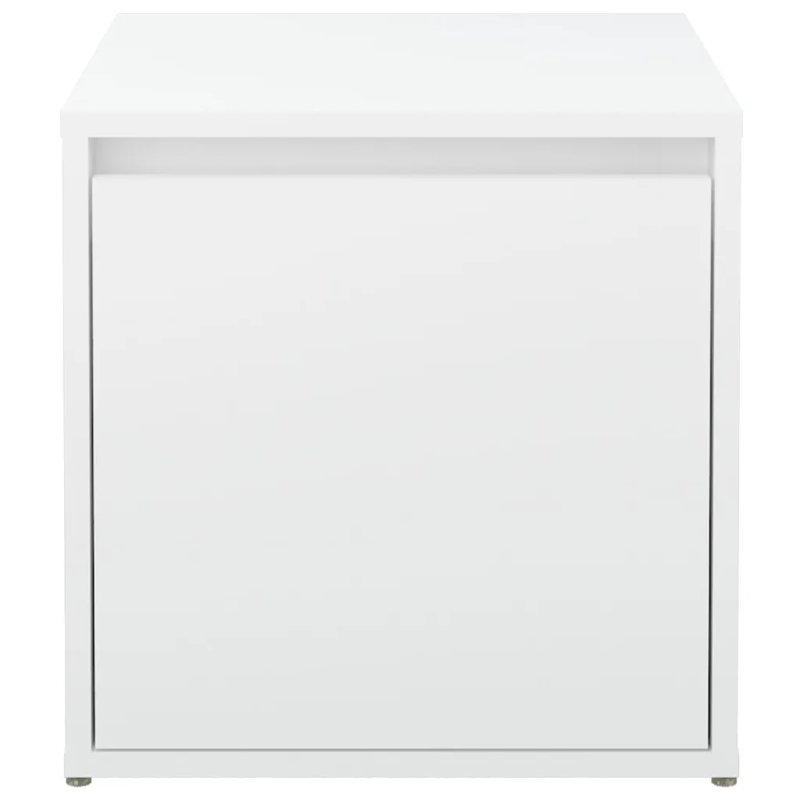 Ebern Designs Decorative Bin, White