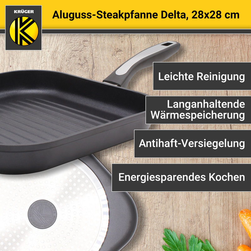 28 Cm Maleah Non-Stick Grill Pan