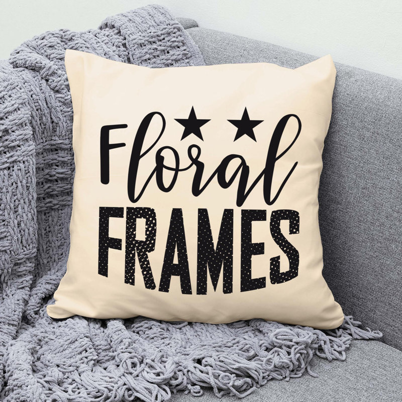 Citation amusante «Garden Lover» 488 - Coussin décoratif inclus, H 16 po x l 16 po