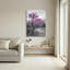 Arbre mauve, reproduction d'art sur toile, ensemble de 1-129292788-129292791