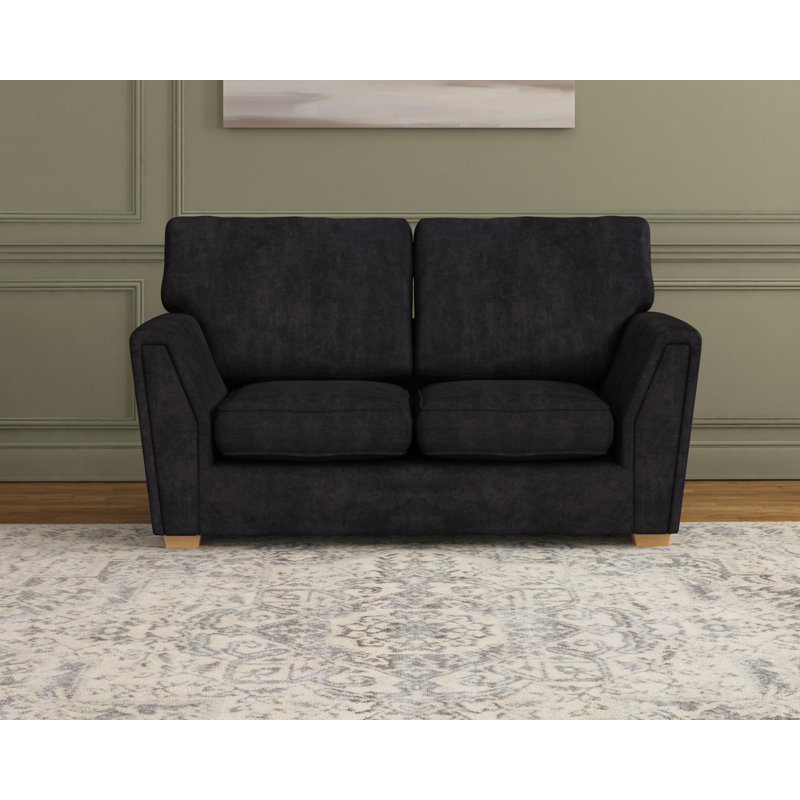 Wendleberry Two Seater, Fixed Back, Dark Mink