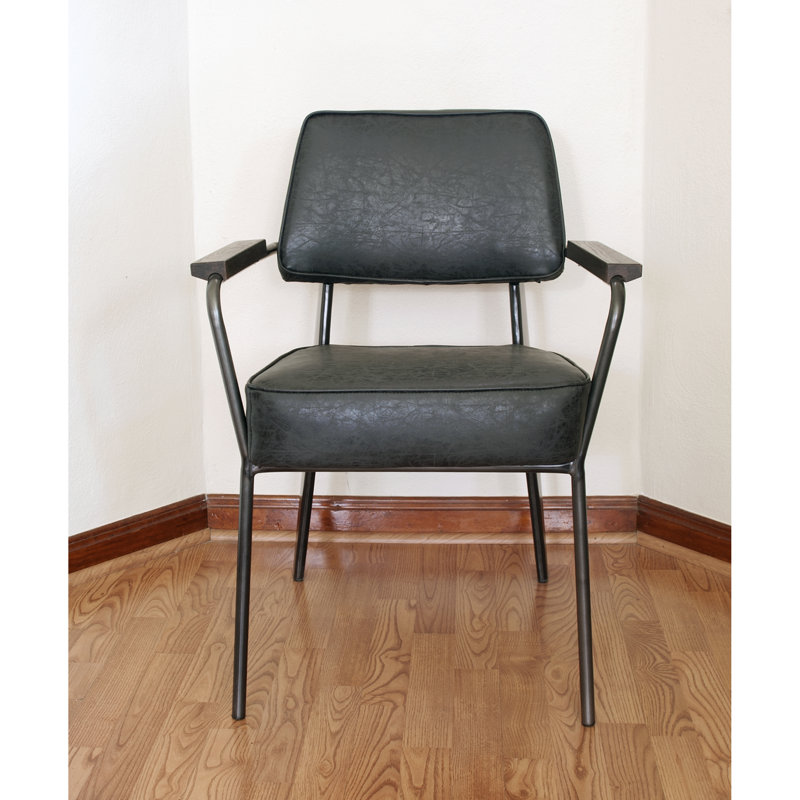 Fauteuil de 24 po de large Shelli, Noir